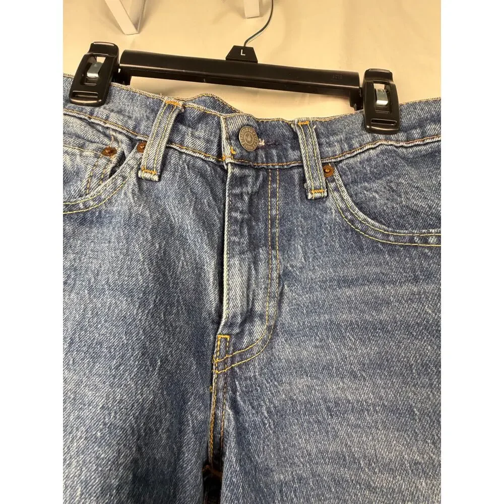 Levi’s Big E Red Tab Jeans 90s Relaxed Straight Leg Med Wash Denim USA 31 x 32‎